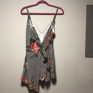 Showpo floral short romper
